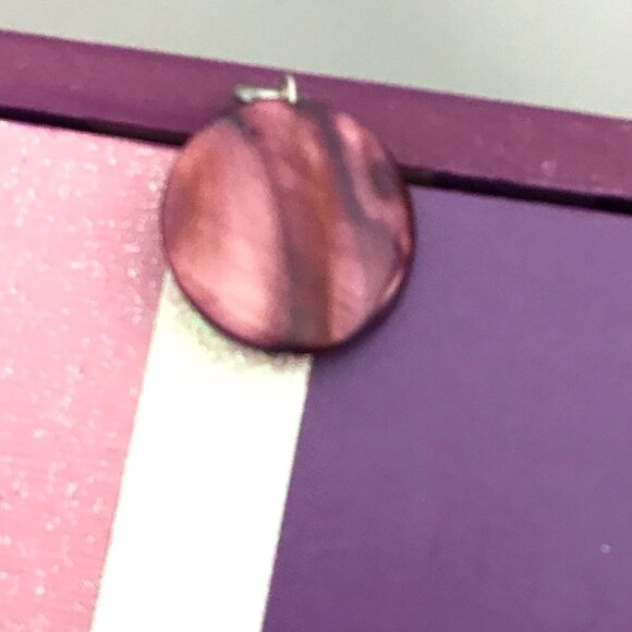 Handcrafted jewelry/trinket box, purple - Picture 5 of 8